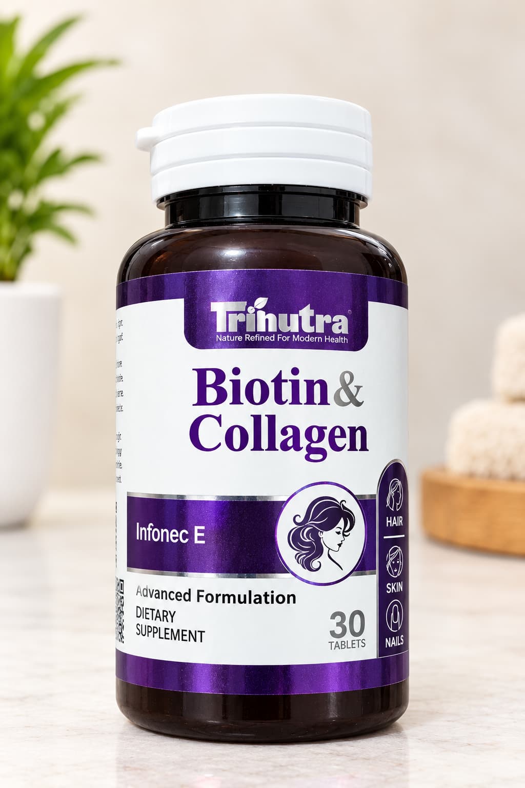 Biotin & Collagen (Inforec E) - view 2